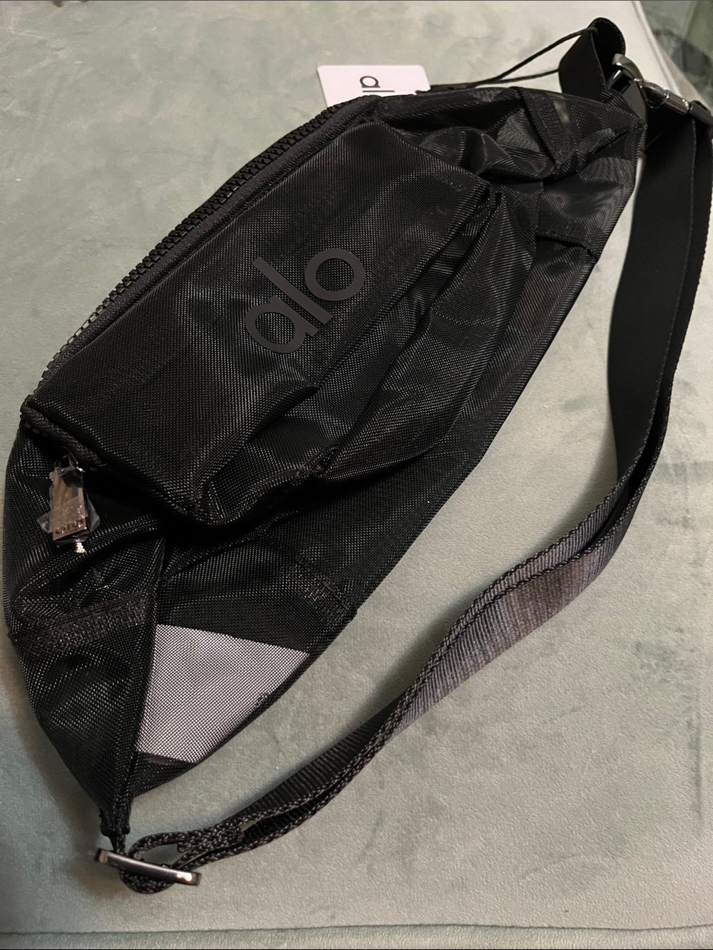 ALO Yoga Mesh Sheer Fanny Pack NWT